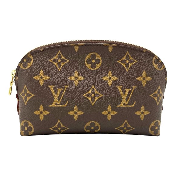 LOUIS VUITTON Brown Monogram Canvas Pouch